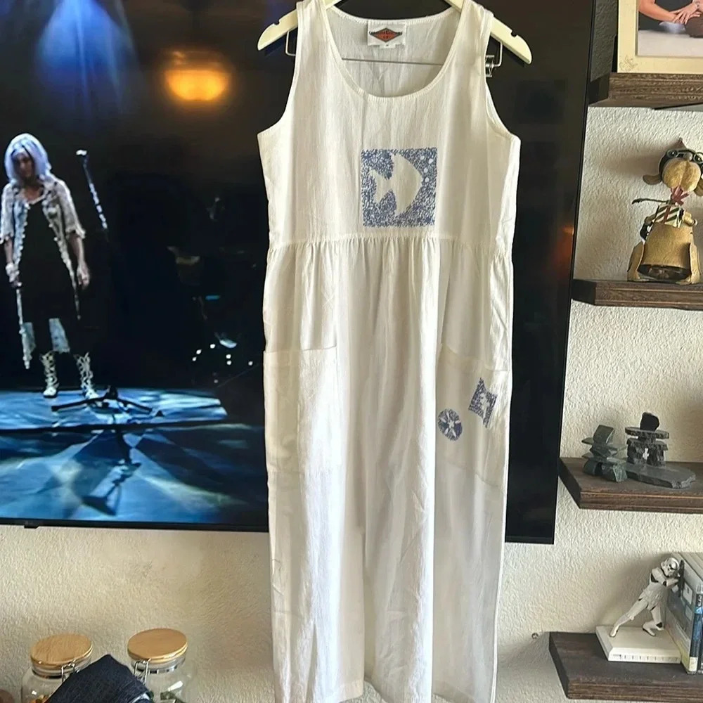 Carolina Clothing Co cotton summer dress size Med EUC - Picture 2 of 6